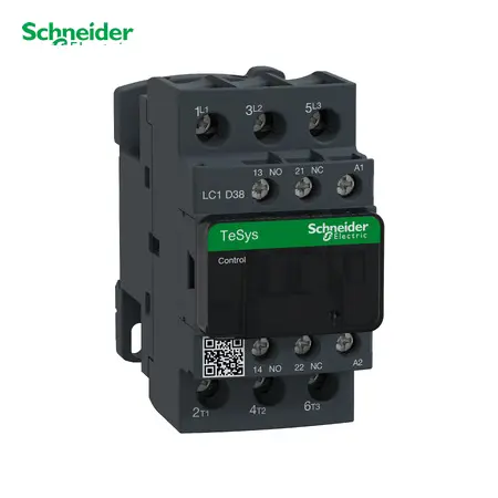 CONTACTOR TESYS DECA 3P AC-3 38 AMP BOBINA 220VAC, LC1D38M7, SCHNEIDER ELECTRIC 