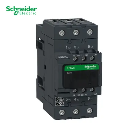 CONTACTOR ,TESYS DECA , 3P ,AC-3 50 A BOBINA 220VAC, LC1D50AM7, SCHNEIDER ELECTRIC