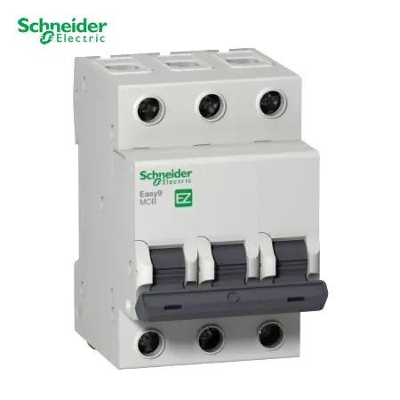 [10046] INTERRUPTOR TERMOMAGNÉTICO EASY9 3 X 32 AMP 10/6KA 230/400, EZ9F56332, SCHNEIDER ELECTRIC