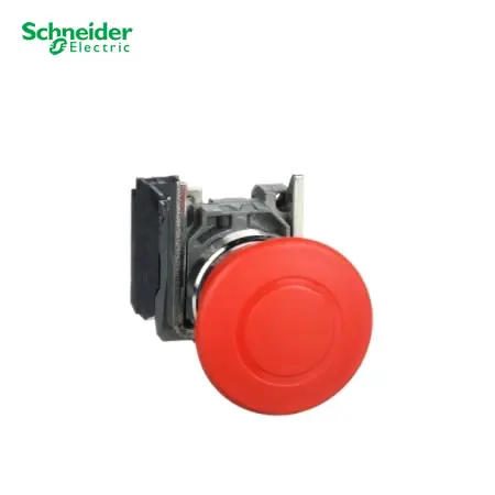 [10059] PULSADOR GOLPE DE PUÑO ROJO PULSAR-TIRA, XB4BT842, SCHNEIDER ELECTRIC