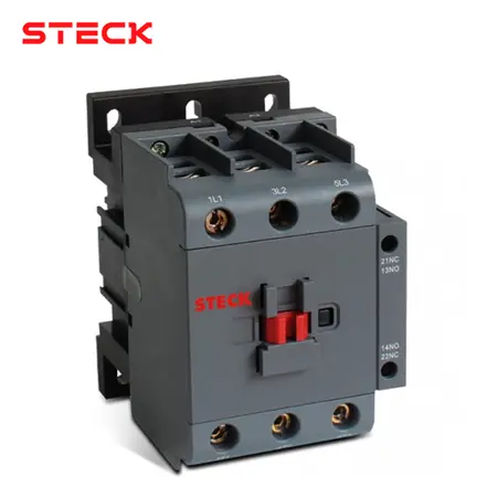CONTACTOR 3P 65 AMP AC3 1NA+1NC BOBINA 220VAC, SK165A11M, STECK