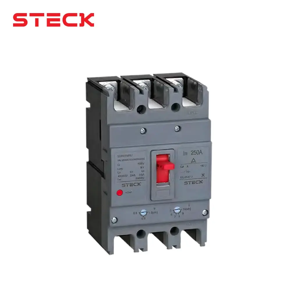 INTERRUPTOR AUTOMATICO CAJA MOLD REG 3P 250 AMP (200-250A) 5-10 In 35KA/415V, SD250TM250, STECK