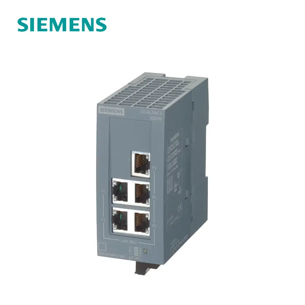 SWITCH NO ADMINISTRABLE SCALANCE XB005, 5 PUERTOS, 6GK5005-0BA00-1AB2, SIEMENS