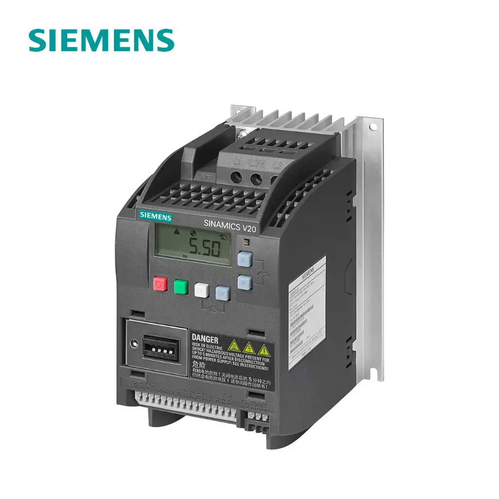 VARIADOR SINAMICS V20 2 HP 380-440 VAC TRIFASICO, 6SL3210-5BE21-5UV0, SIEMENS