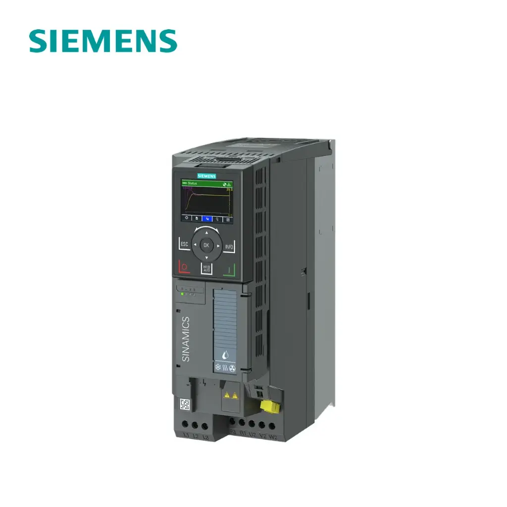 VARIADOR SINAMICS G120X 5.5 KW 380-480 V TRIFASICO CON BOP INTEGRADO, MODBUS RTU, 6SL3220-2YE22-0UB0, SIEMENS