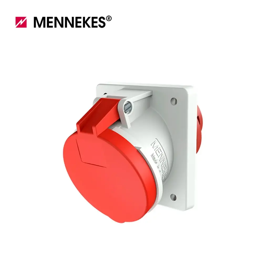 [10228] TOMA EMPOTRABLE HEMBRA 63 AMP 3P+T 415V ROJO 6H IP44, 1151A, MENNEKE
