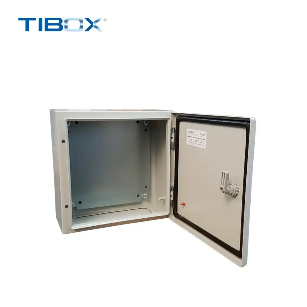 TABLERO METALICO C/P 300X300X200MM RAL7035 C/C.F. IP66, ST3320, TIBOX