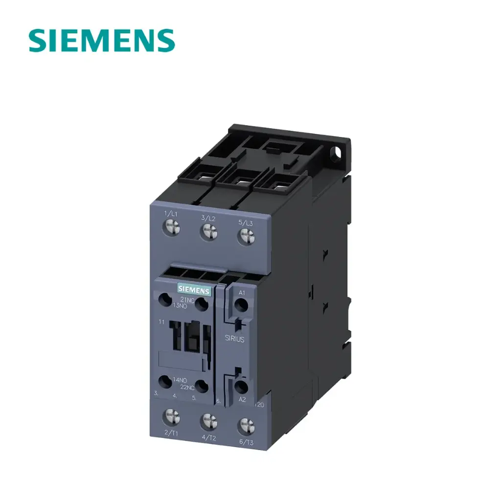 CONTACTOR 3P 50A AC3 BOB. 20-33 AC/DC 1NA+1NC TAMAÑO S2 SIRIUS, 3RT2036-1NB30, SIEMENS
