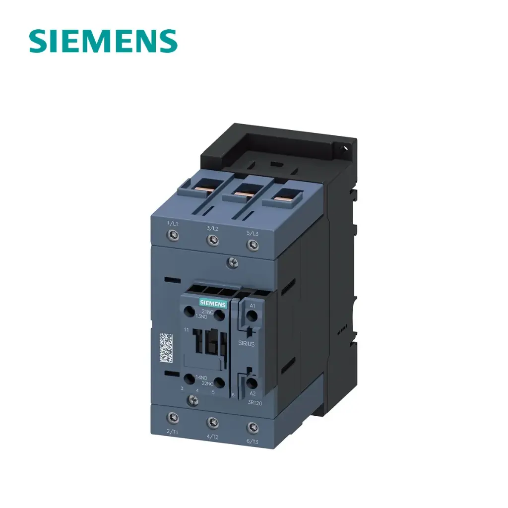 CONTACTOR 3P 95A AC3 BOB. 110VAC 1NA+1NC TAMAÑO S3 SIRIUS, 3RT2046-1AG20, SIEMENS