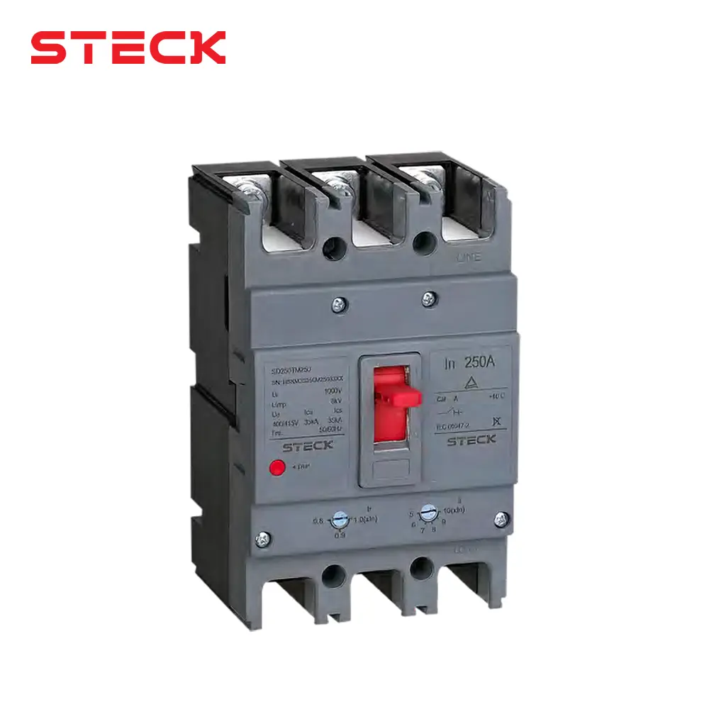 [10669] INTERRUPTOR AUTOMATICO CAJA MOLD. 3P REG. 20-25A 35KA 415VAC FRAME 160, SD160TM25, STECK