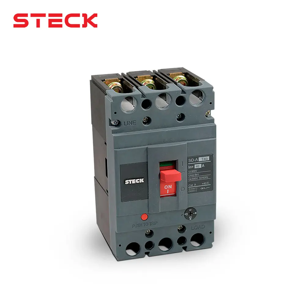 [10679] INTERRUPTOR AUTOMATICO CAJA MOLD. 3P REG. 32-40A 43KA 220VAC FRAME 100 690V, SDAT40, STECK