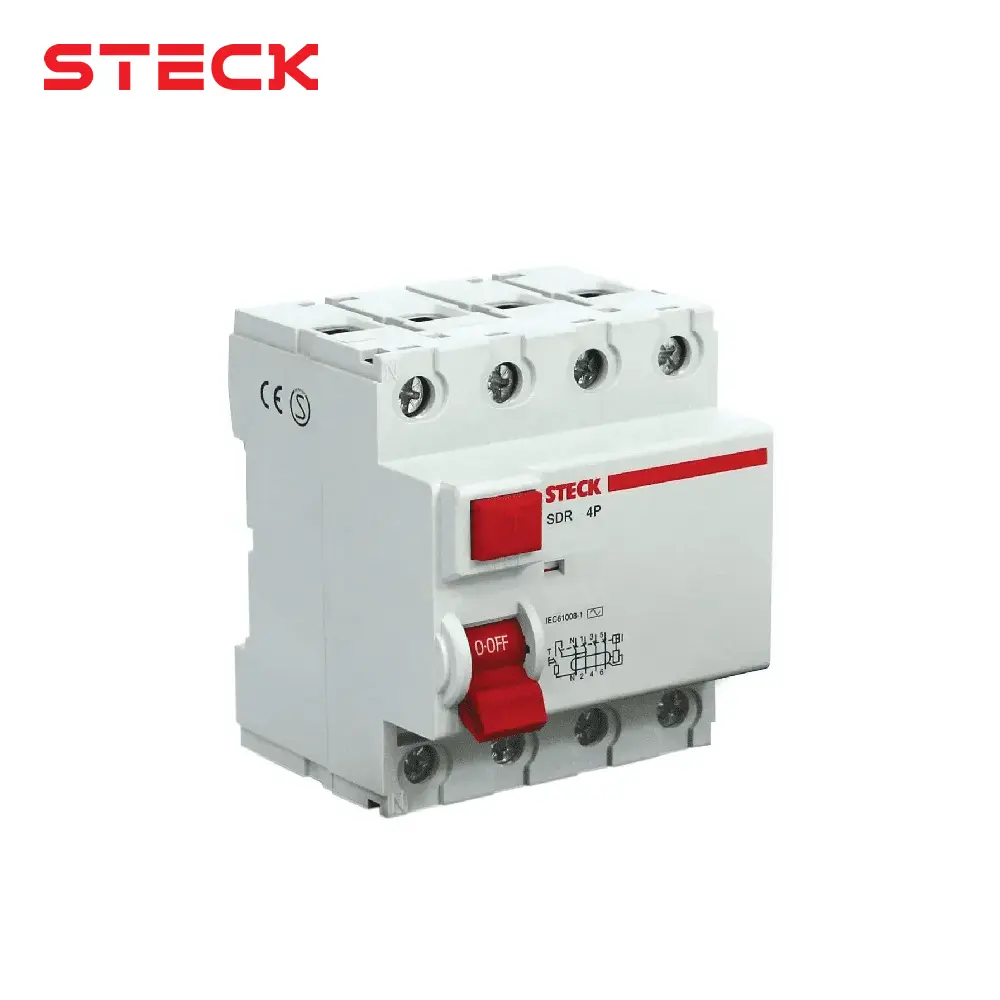 [10859] INTERRUPTOR DIFERENCIAL 4P 100A 230VAC 30MA T. AC, SDR4100003, STECK