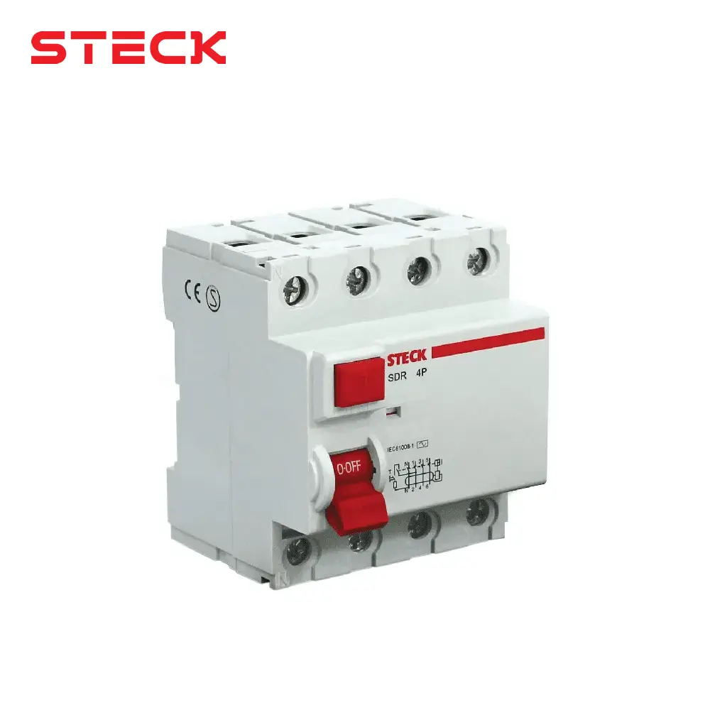 INTERRUPTOR DIFERENCIAL 4P 25A 230VAC 30MA T. AC, SDR42530, STECK