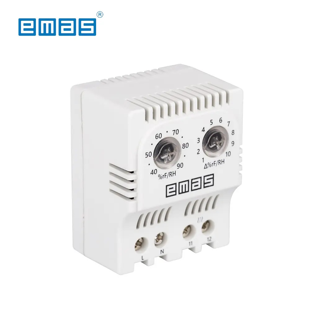 HIGROSTATO ELECTRÓNICO NO (USO CON VENTILACIÓN), 40% A 90% DE REGULACIÓN, 220 VAC, PHE111, EMAS
