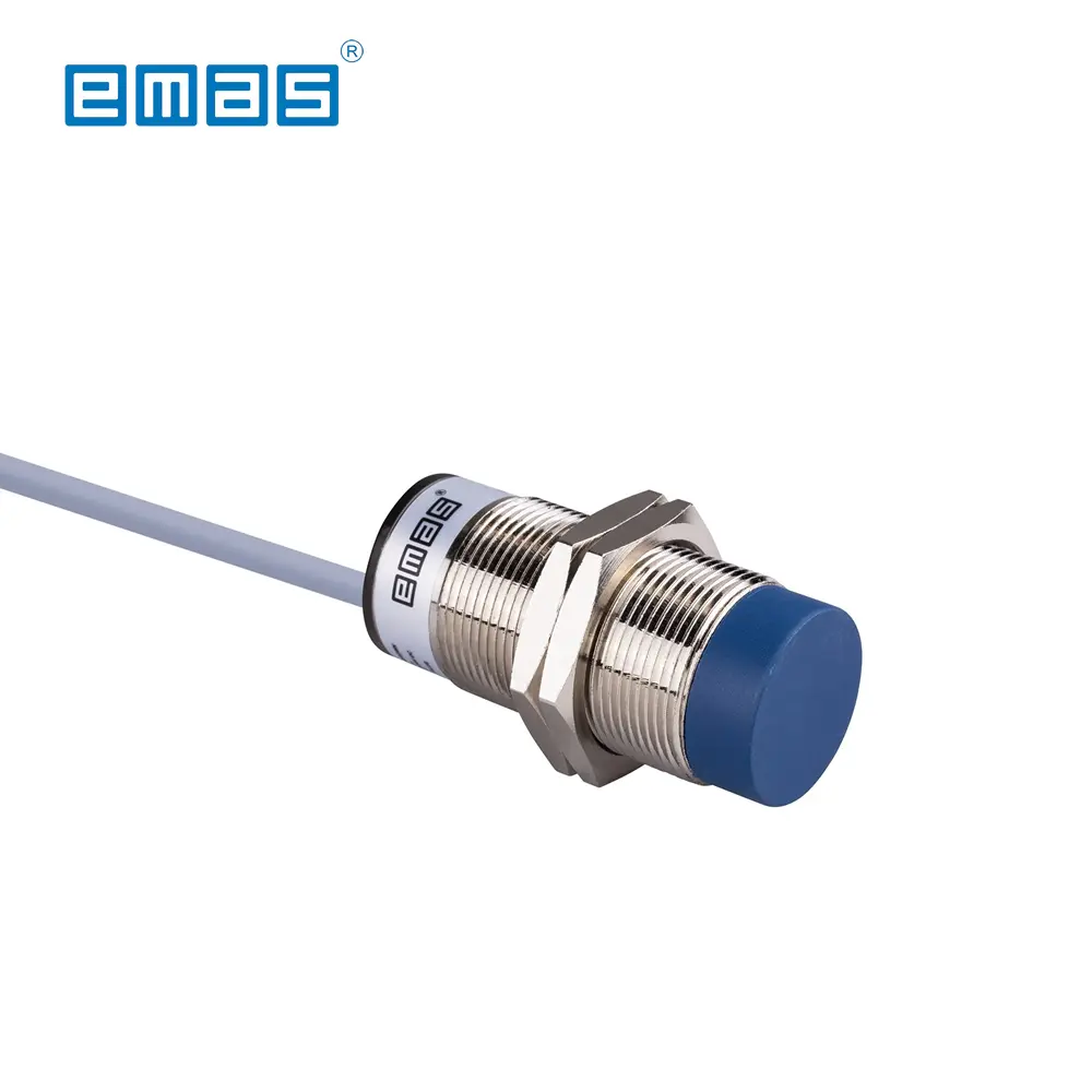 [11132] SENSOR INDUCTIVO M30, 10-30 VDC, 3 HILOS PNP-NO, 15 MM, CABLE 2 M, SIM30NM1PC2, EMAS