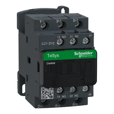 CONTACTOR ,TESYS DECA ,3P , AC-3 12A BOBINA 220 VAC, LC1D12M7, SCHNEIDER-ELECTRIC