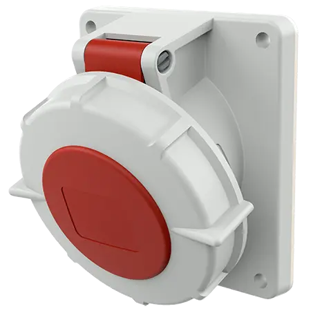 [11500] TOMA EMPOTRABLE 32 AMP 3P + T 415V ROJO 6H IP67, 1506, MENNEKE