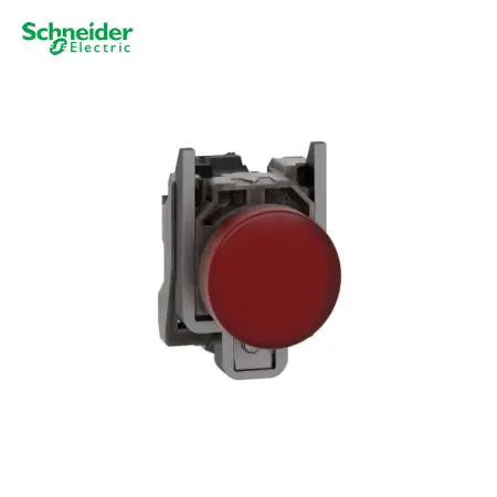 [10054] PILOTO METALICO LED Ø22 MM 220VAC ROJO, XB4BVM4, SCHNEIDER ELECTRIC