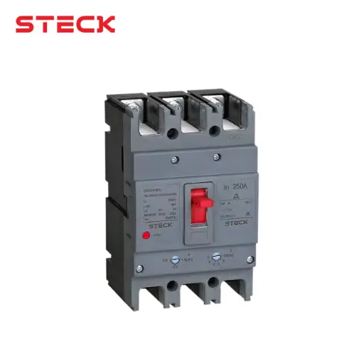[10105] INTERRUPTOR AUTOMATICO CAJA MOLD REG 3P 250 AMP (200-250A) 5-10 In 35KA/415V, SD250TM250, STECK