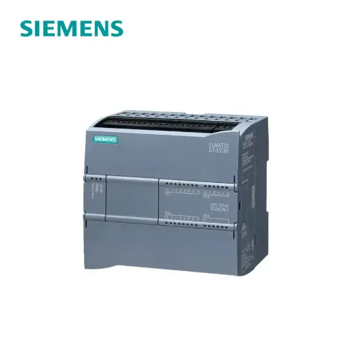 [10189] PLC S7-1200, CPU 1214C, AC/DC/RLY ALIMENTACIÓN 110 / 220 VAC, INCLUYE:14 DI 24 VDC,10 DO RELE, 2 AI 0-10 VDC, PUERTO ETHERNET, 6ES7214-1BG40-0XB0, SIEMENS