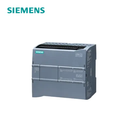 [10190] CPU 1214C, DC/DC/RLY 24VDC, INCLUYE:14 DI 24VDC 10 DO RELAY 2 AI 0-10 VDC, PUERTO ETHERNET, 6ES7214-1HG40-0XB0, SIEMENS