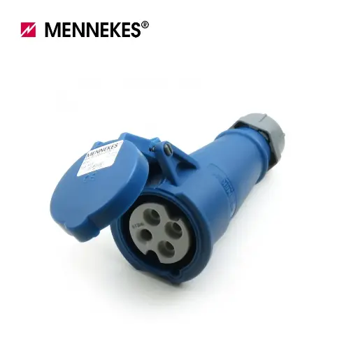[10218] TOMA AEREO 16AMP 3P+T 250V AZUL 9H IP44, 513, MENNEKE 