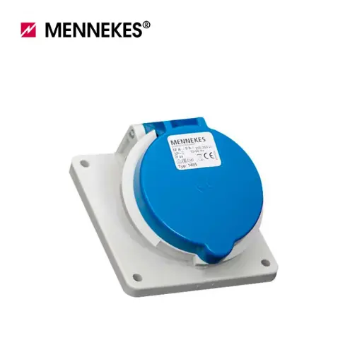 [10222] TOMA EMPOTRABLE HEMBRA 32 AMP 3P+T 250V AZUL 9H IP44, 1495, MENNEKE