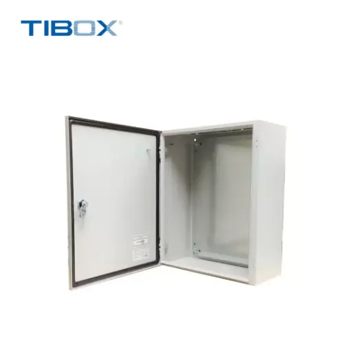 [10242] TABLERO METALICO C/P 500X400X200MM RAL7035 C/C.F. IP66, ST4520, TIBOX