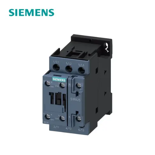 [10528] CONTACTOR 3P 38A AC3 BOB. 110VAC 1NA+1NC TAMAÑO S0 SIRIUS, 3RT2028-1AG20, SIEMENS