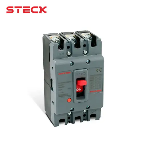 [10647] INTERRUPTOR AUTOMATICO CAJA MOLD. 3P FIJO 400A 70KA 220VAC FRAME 400, SDJS400, STECK