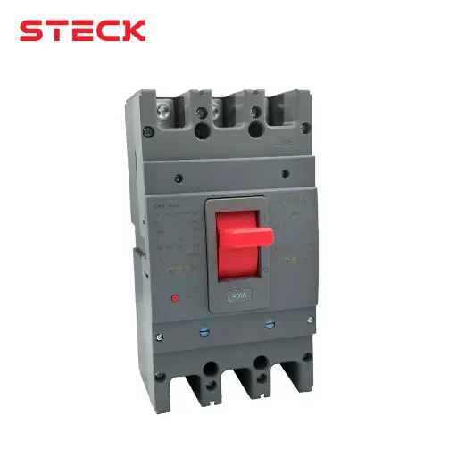 [10677] INTERRUPTOR AUTOMATICO CAJA MOLD. 3P REG. 320-400A 50KA 415VAC F.400 DOBLE REGULACIÓN, SD400TM400, STECK