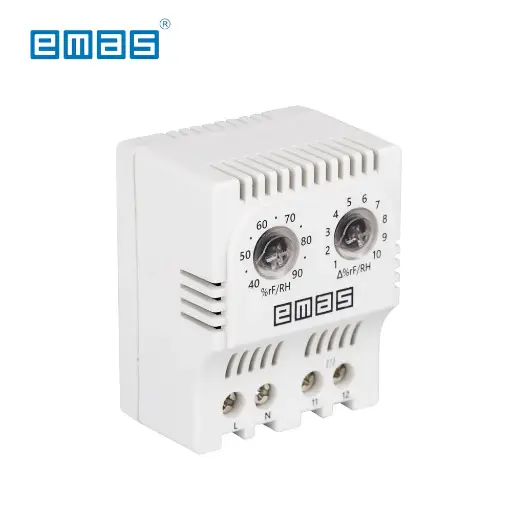 [11129] HIGROSTATO ELECTRÓNICO NO (USO CON VENTILACIÓN), 40% A 90% DE REGULACIÓN, 220 VAC, PHE111, EMAS